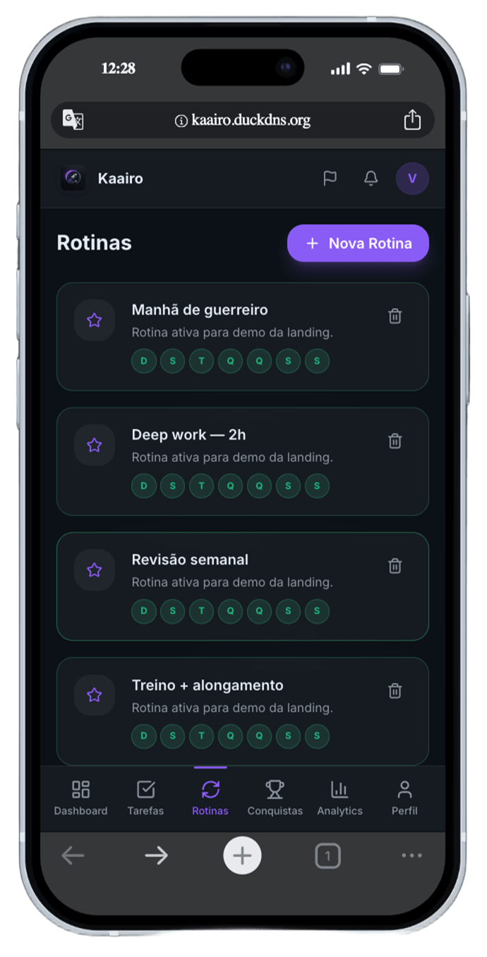 Rotinas e hábitos recorrentes no Kaairo